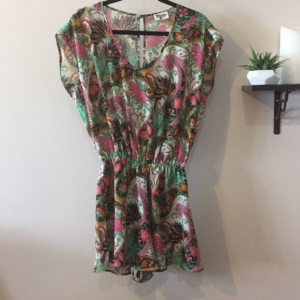 🌻SOLD🌻 SMYM Rowdy Romper in Palace Paisley